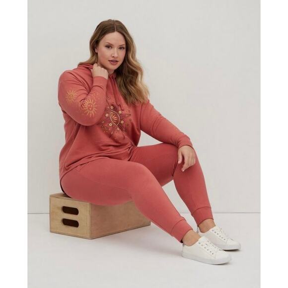 Torrid Super Soft Fleece Mid Rise Jogger 0X Large XL - Picture 1 of 3